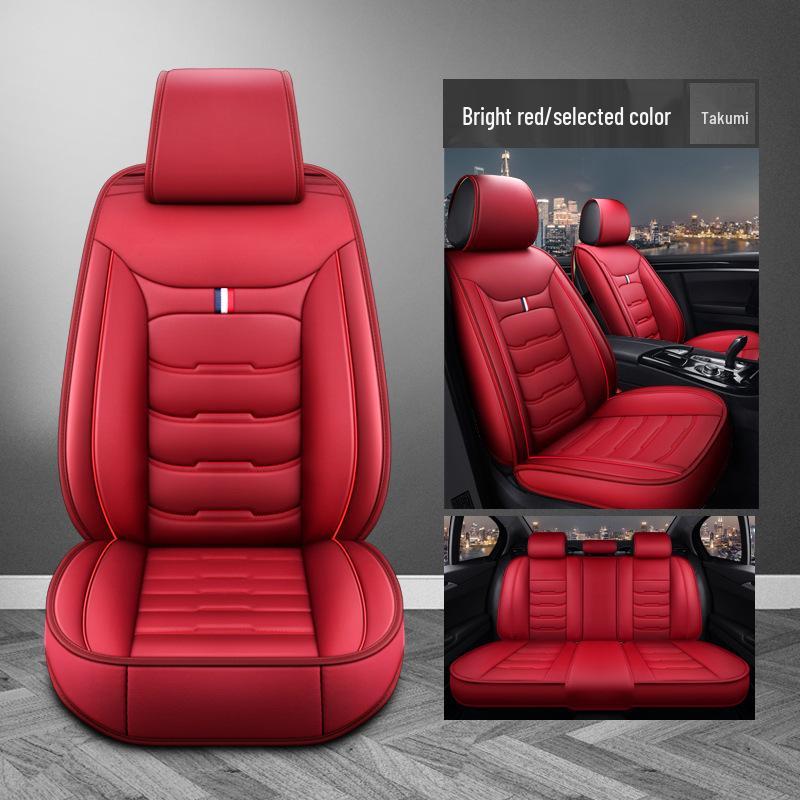 Universal Car Seat Cover for Accord, Civic, and Sagitar—Four Seasons Full Wrap Cushion Cover
