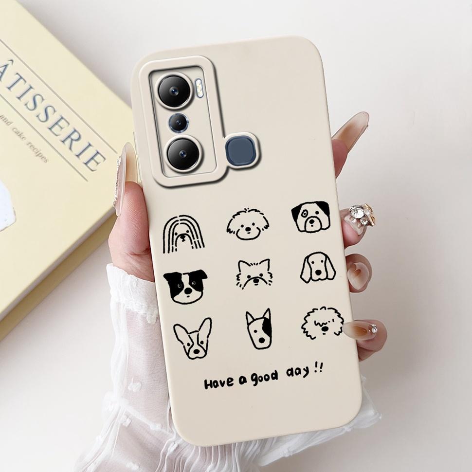 For Infinix Hot 20i Case X665C X665E Cover Silicone Soft Phone Case For Infinix Hot 20i 20 i Fundas Coque 6.6" Shockproof Bumper