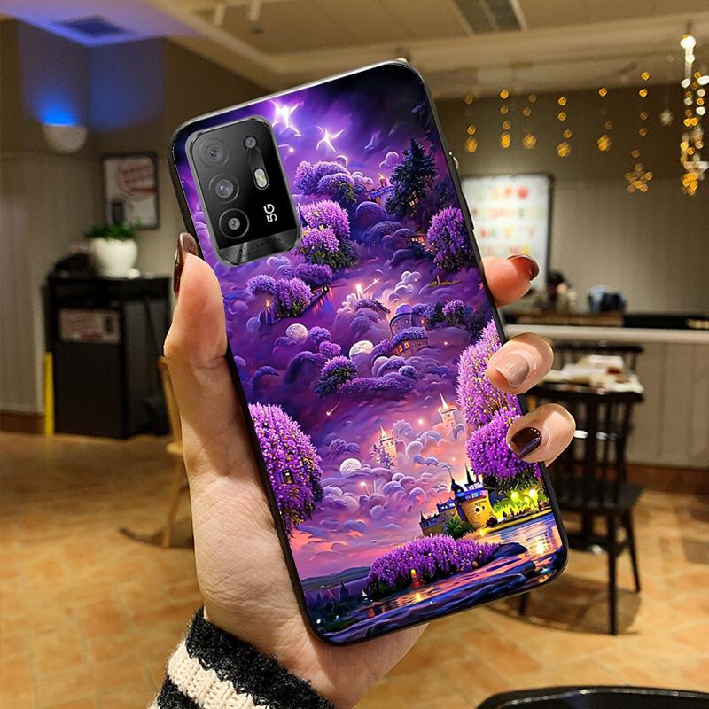 Natura kwiat piwonia róża etui na telefon do OPPO Reno 10x zoom 9 8 Pro 7 Pro 6 6Pro 5 4 Pro 3 Pro 2 2Z 7lite 8lite Reno 5 Z