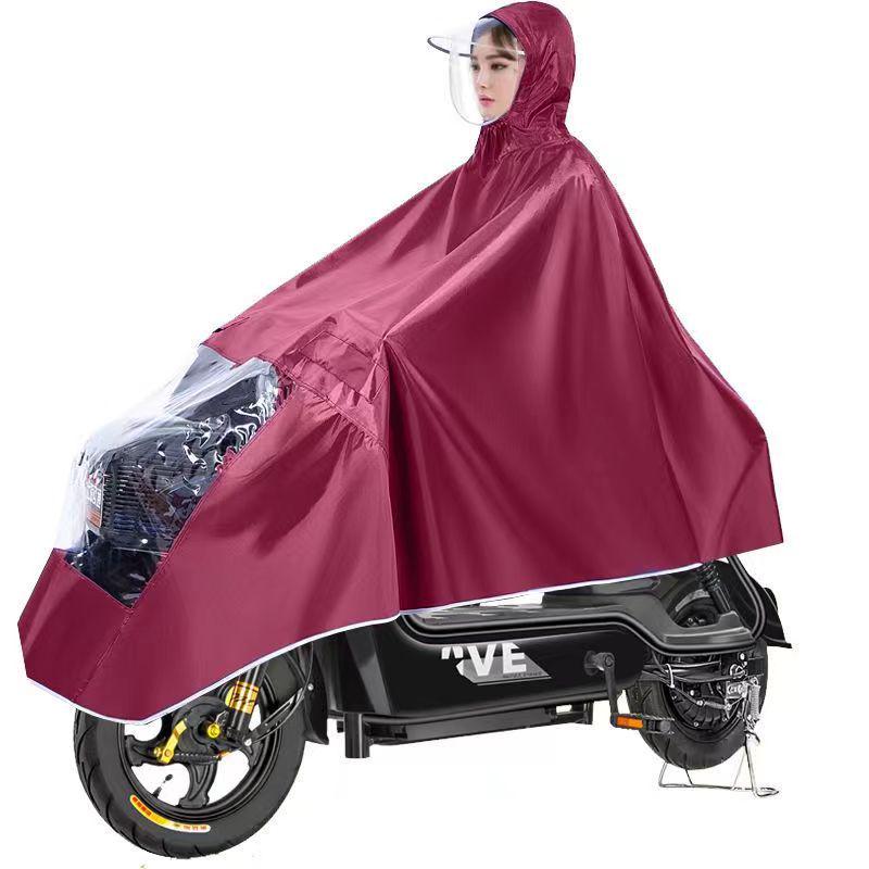 Mantella Pioggia Spessa Unisex per Scooter Elettrico/Bicicletta: Attrezzatura Antipioggia Torrenziale per Adulti