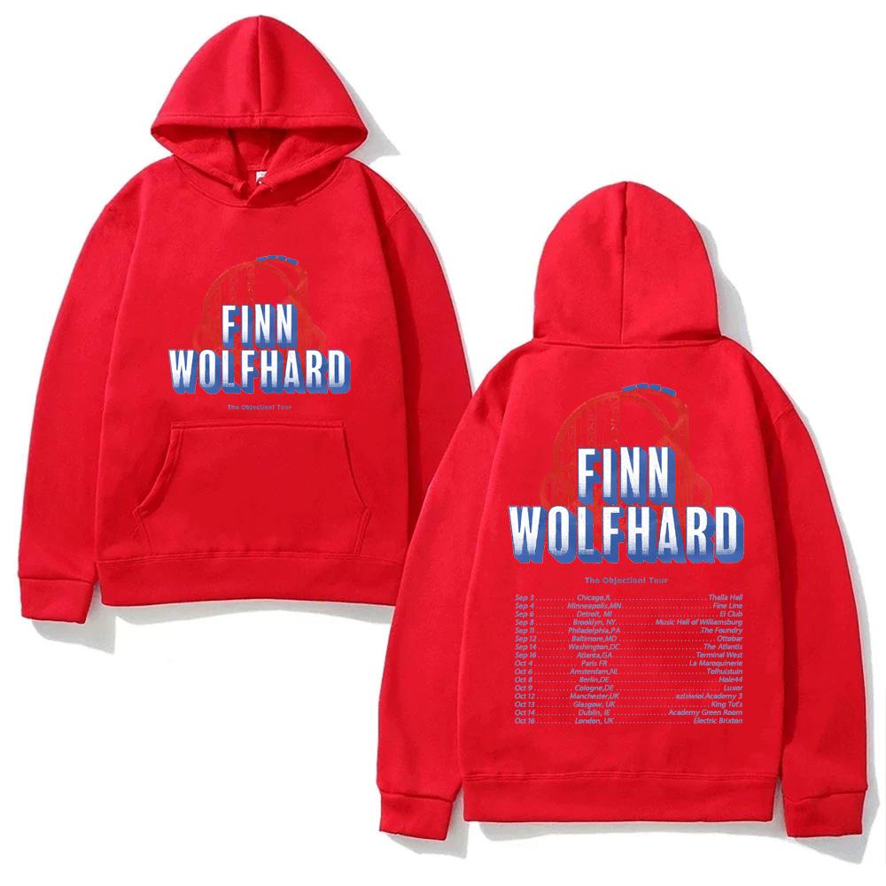 Finn Wolfhard BAND 2025NEW Hooded for Autumn Winter Aesthetic Sweatshirt with Hooded Casual Fleece Clothes Casual Hoody