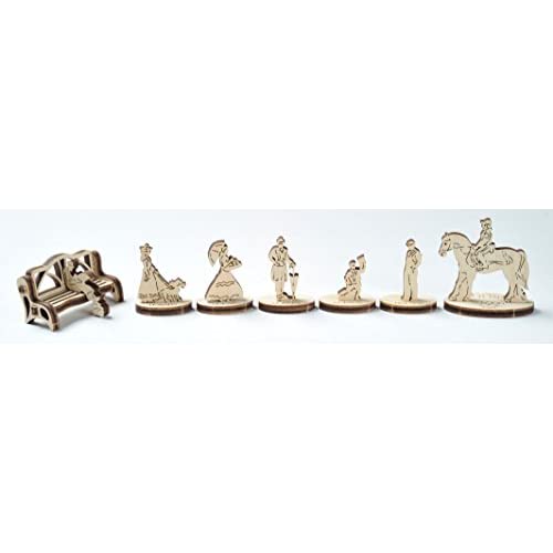 UGEARS Mechanical Town Series Tram Line Mechanical Wooden Model Kit 3D Puzzle Assembly