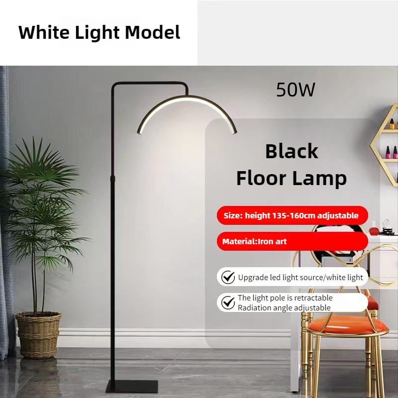 Beauty Salon Nail Art Tattoo LED Eye Protection Lamp Professional Beauty Fill Light U-shaped Floor Lamp