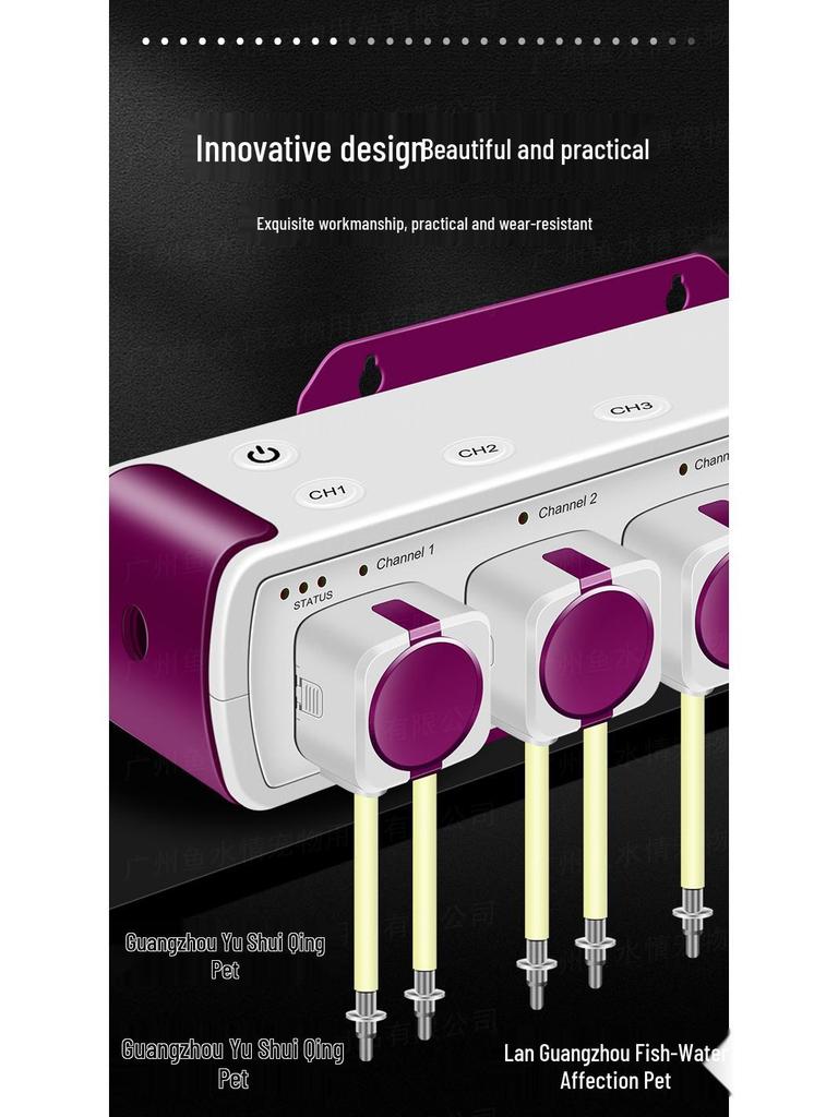 Smart Jebo Four-Head Silent Dosing Pump with Mobile Control - wfDOSER2.4 Compatible