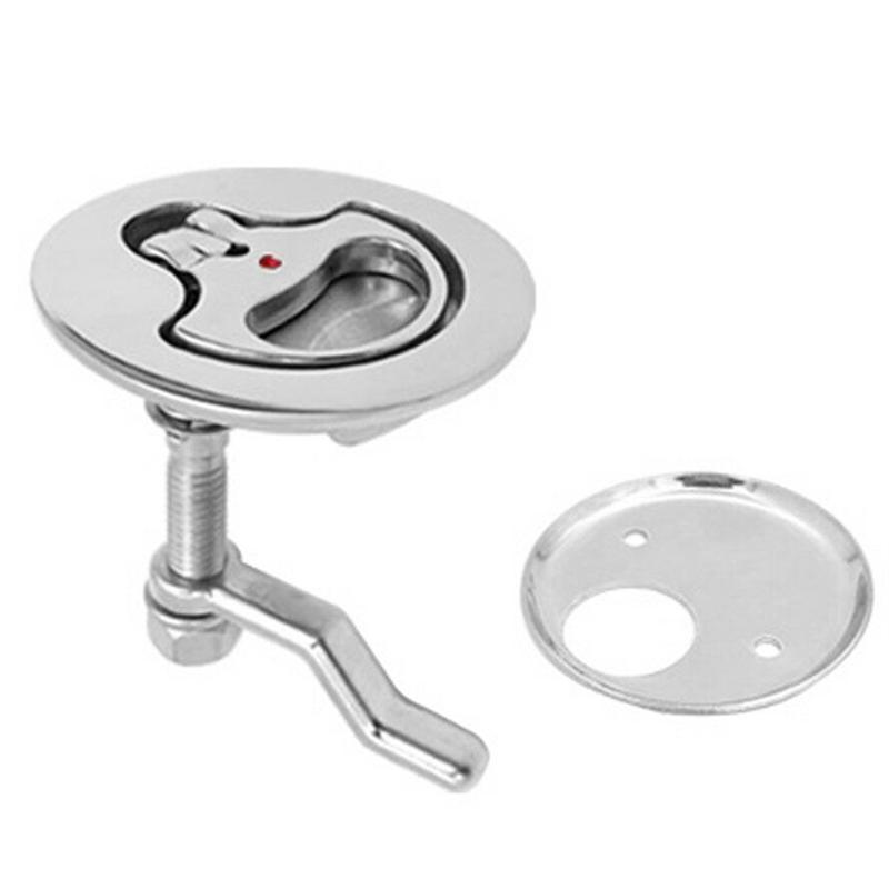 

Polished Boat Cam Latch 316 Stainless Steel Adjustable Hatch Latch With Back Plate For Marine Ship срібний