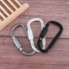 Outdoor Tools D Shape Climbing Metal Camping Aluminum Zinc Zinc Alloy Hook Carabiner Keyring Key Buckle
