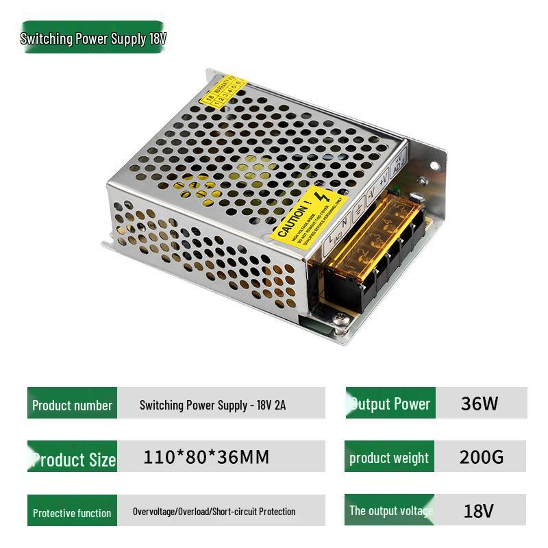 18V 10A 180W Constant Voltage Switching Power Supply for CNC and Monitor