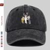 pc pcs Funny Cat Print Trucker Hat with Kitten Design  Adjustable Snapback Cap Suitable for Men  Women Lightweight Washed V