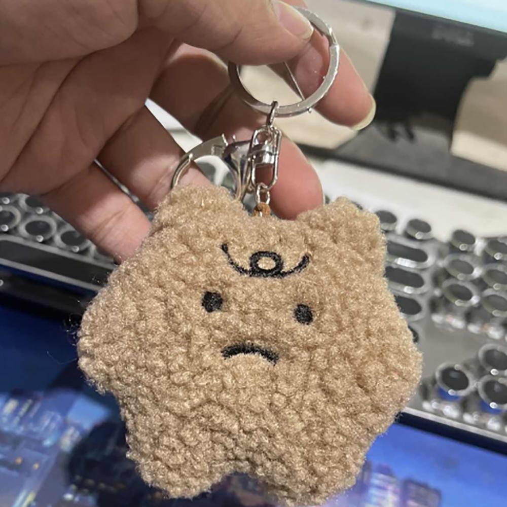 Keychain Keychain Dolls Car Key Ring Plush Keychain Plush Doll Frustrated Bear Plush Keyring