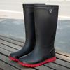 New thickened rain shoes men's short tube non-slip waterproof shoes wear-resistant medium tube warm bundle high tube rain boots rubber shoes