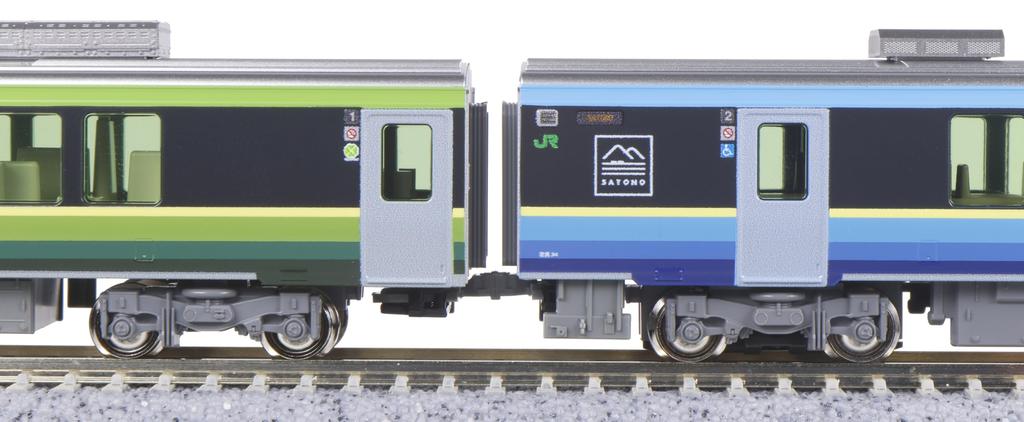 KATO N gauge series set model railroad diesel railcar HB-E300 "SATONO" 2-car 10-1918