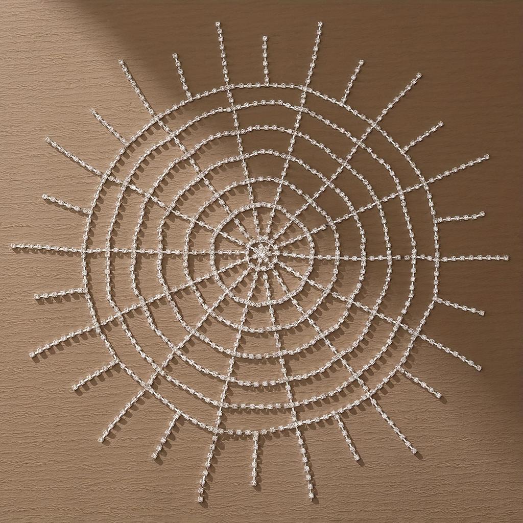 1 Stück Exotischer Stil Stirnkette Mehrschichtige Strass Kopfschmuck Frauen Haarschmuck