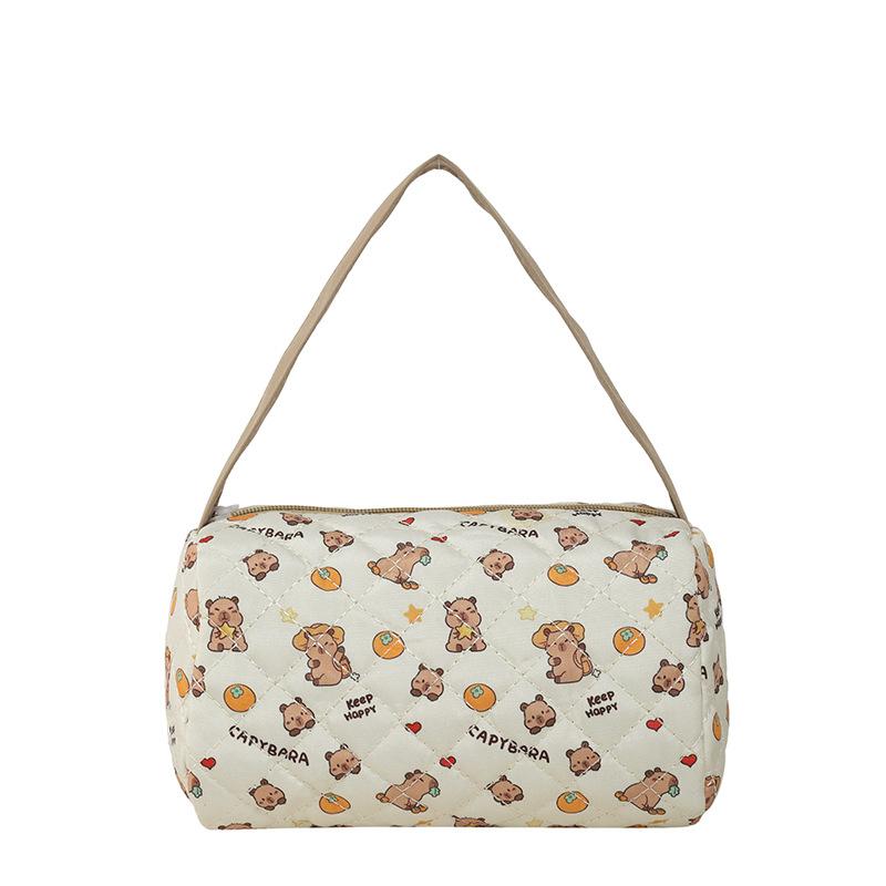 New High-end Fashion Printed Handbag Going Out Cute Cosmetic Bag