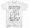 New Authentic Led Zeppelin United States of America 1977 Swan Song Band TShirt Unisex T-Shirt