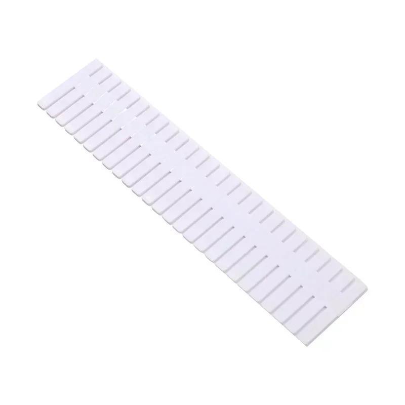 

Пластиковая разделительная доска для ящиков Свободная комбинация Классификационная разделительная доска Разделитель для носков Удобное бытовое хранение 4 pcs White