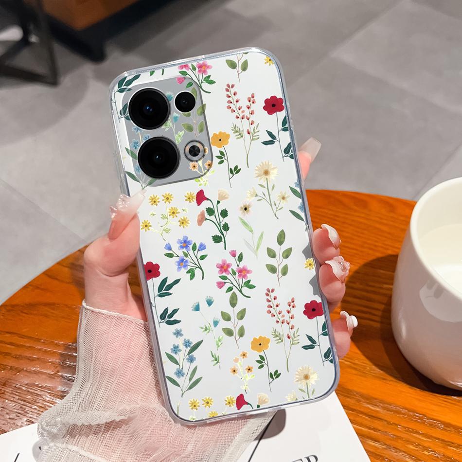For Oppo Reno 13 Pro Case Creative Clear Soft Back Cover For Oppo Reno13 Pro 13Pro 5G TPU Slim Silicone Anti Drop Phone Cases