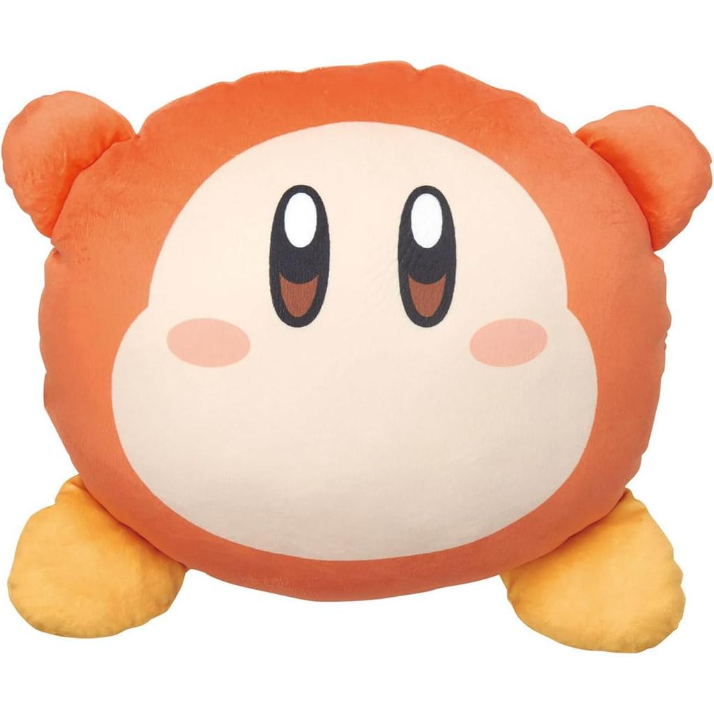 Marushin Kirby Mochi Mochi Cushion, Marshmallow, Soft and Smooth, Character Cushion, Nintendo Waddle Dee, Gift, Birthday Item, 4585007600