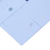 Countess Mara Men Stretch Twill Solid Lining Contrast Blue Regular Fit Long Slee