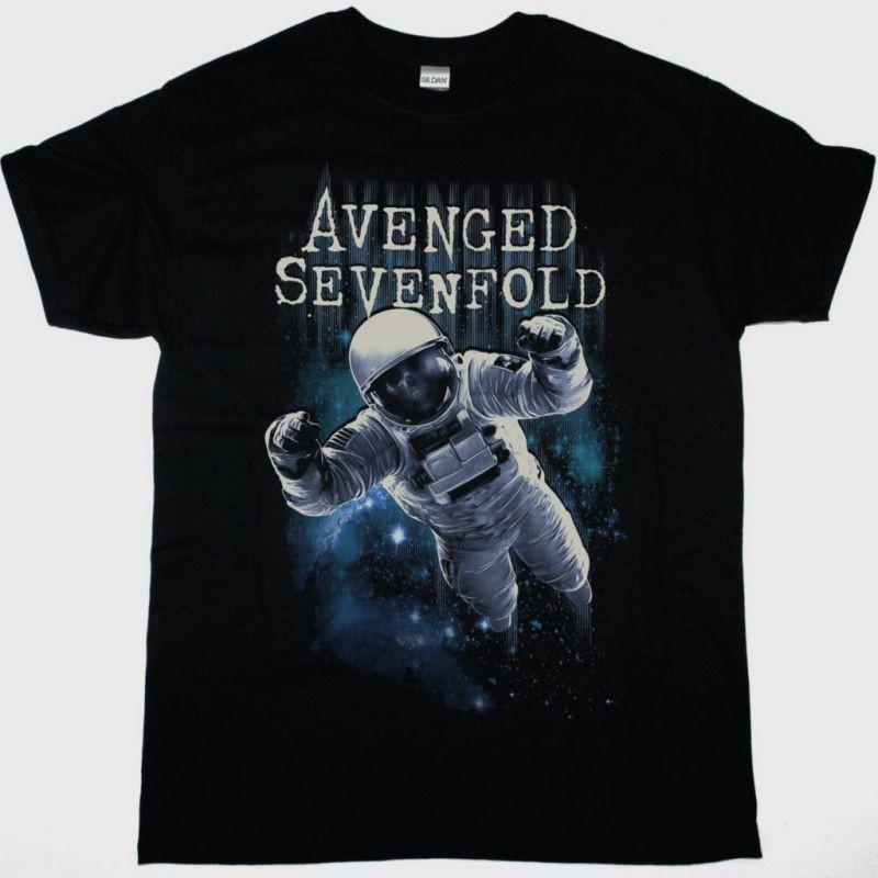 AVENGED SEVENFOLD ASTRONAUT NEW BLACK T-SHIRT S