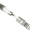 Braun Sieben-Perlen Edelstahl-Uhrenarmband für Avenger, Super Ocean, Aviation Chronograph Herrenuhr, 22/24mm Kettenzubehör