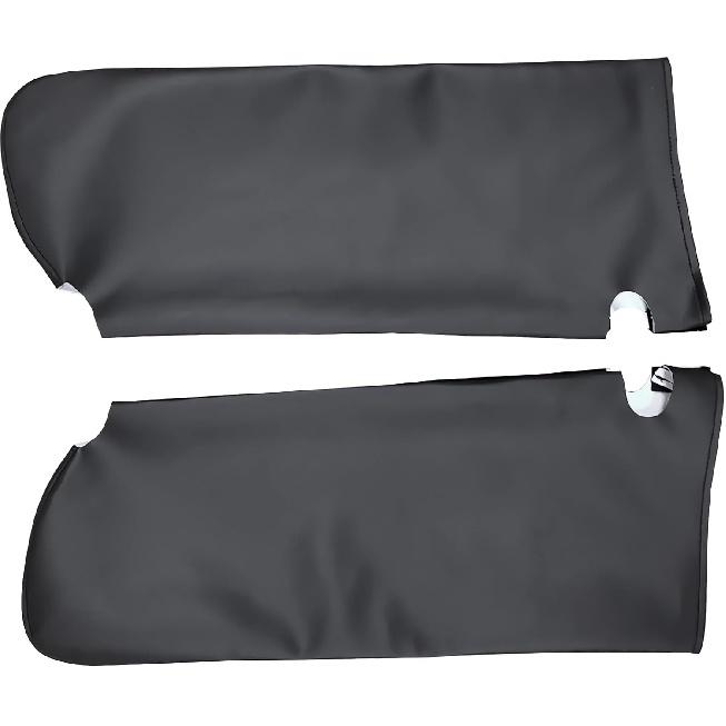 Car Sun Visor Cover Pair Fit for Chevy Tahoe Suburban Yukon 1995-1999, Microfiber Leather, Gray