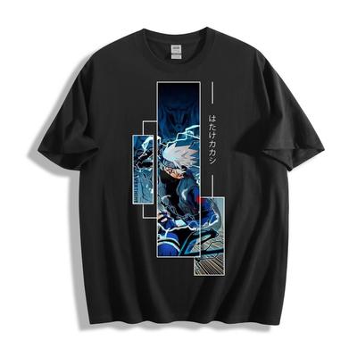 T-Shirt Naruto Kakashi Hatake Στυλ Κεραυνού - Γραφικό T-Shirt Anime Νίντζα