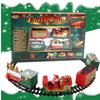 Christmas Train Set Assemble Railway Tracks Toys Decor Christmas Tree Train Gift Toy For Kids Birthday Party Gift Christmas Gift
