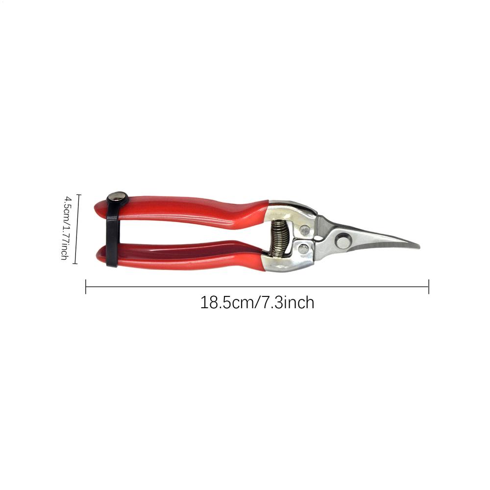Pruning Shear Branch Scissors Stainless Steel Non-Slip Handle Sharp Garden Fruit Tree Pruning Very Sharp Garden Tools