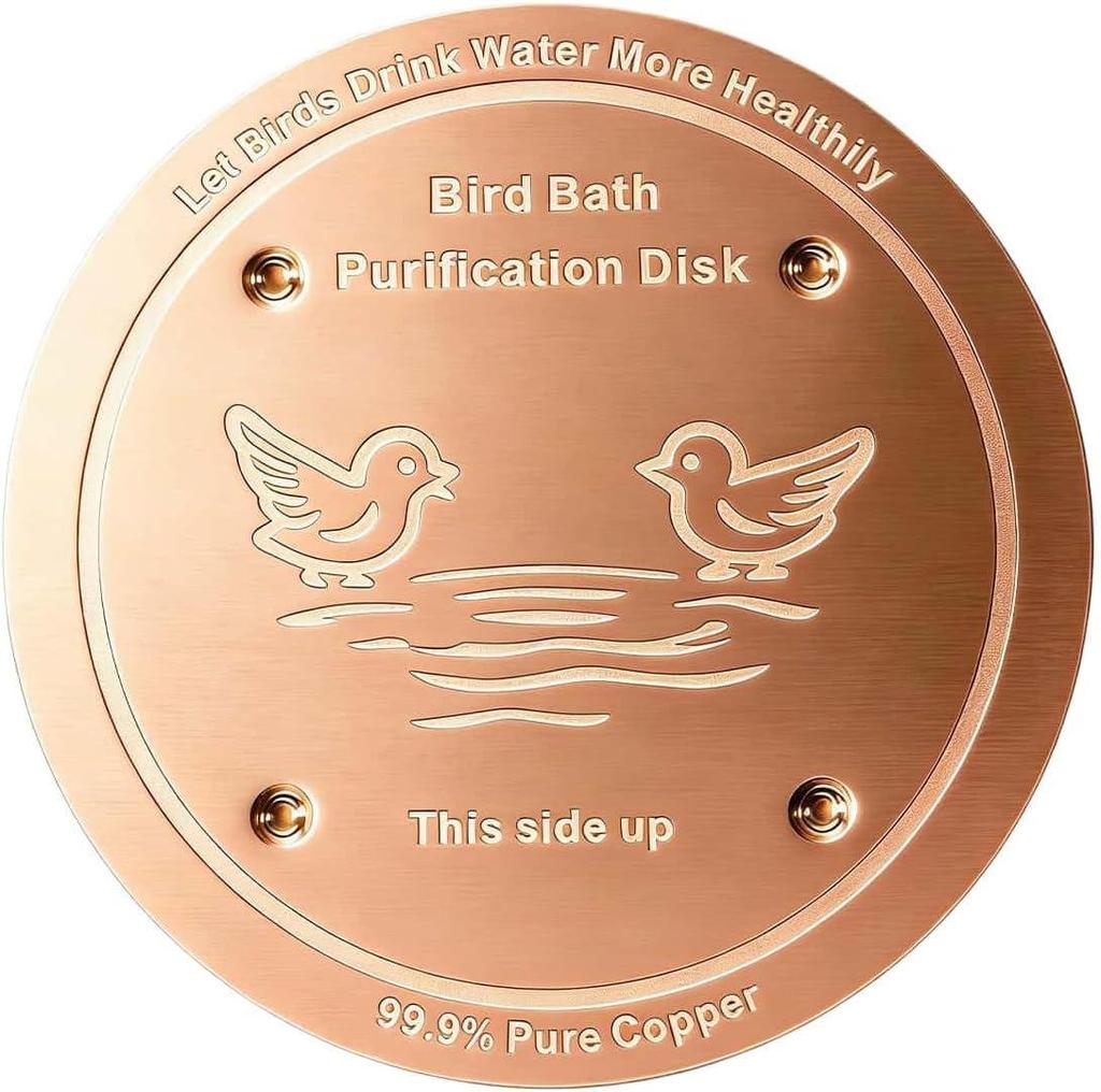 New Arrival Copper Bird Bath Cleaner Disk