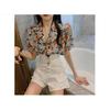 Retro Floral Chiffon Blouse - New Summer French Style