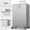 30-Inch Retro Large Capacity Travel Suitcase with Universal Wheels and Durable Lock for Men, Women, and Students