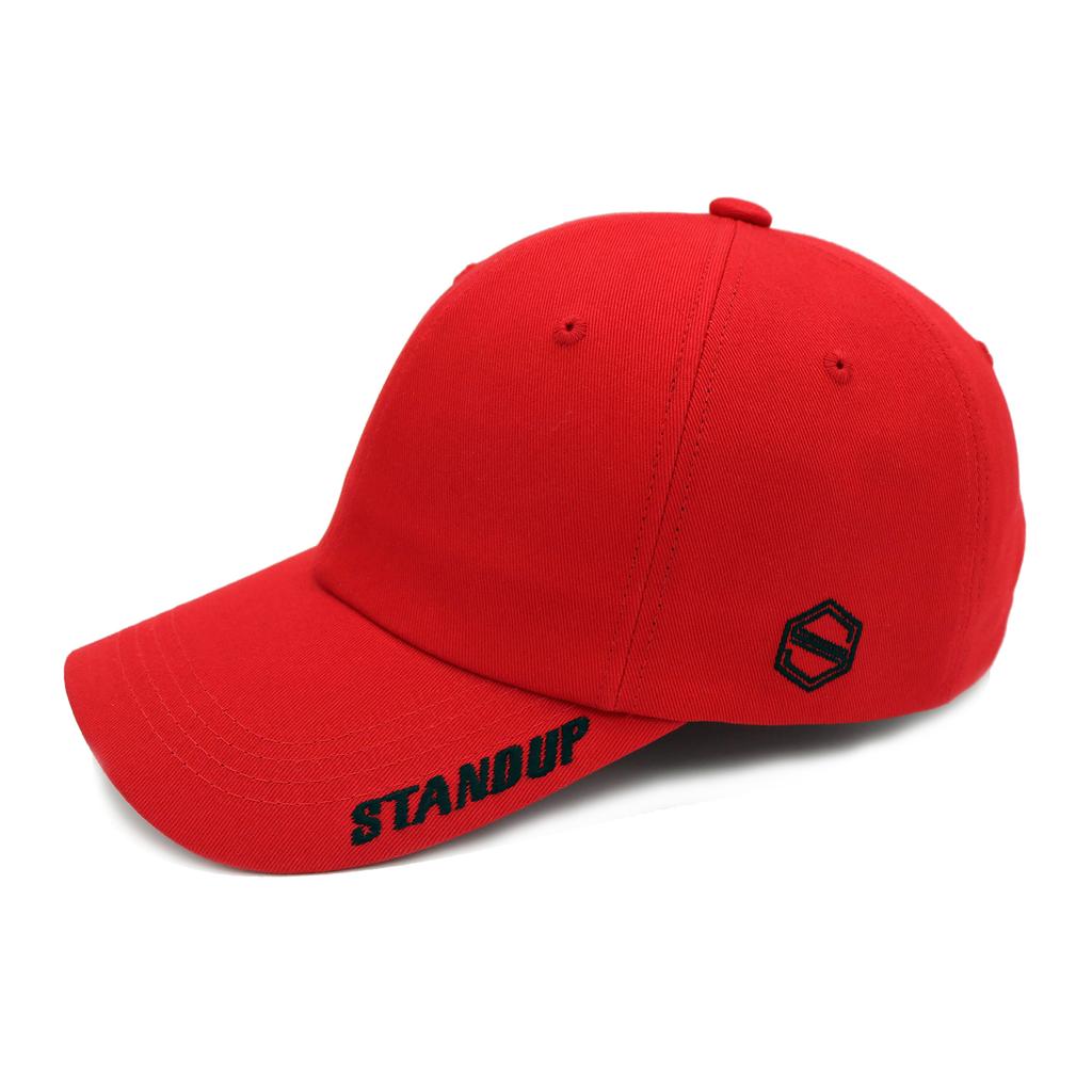 Seutaendeueob Visor Stand-Up Red Ball Cap (Regular Fit)