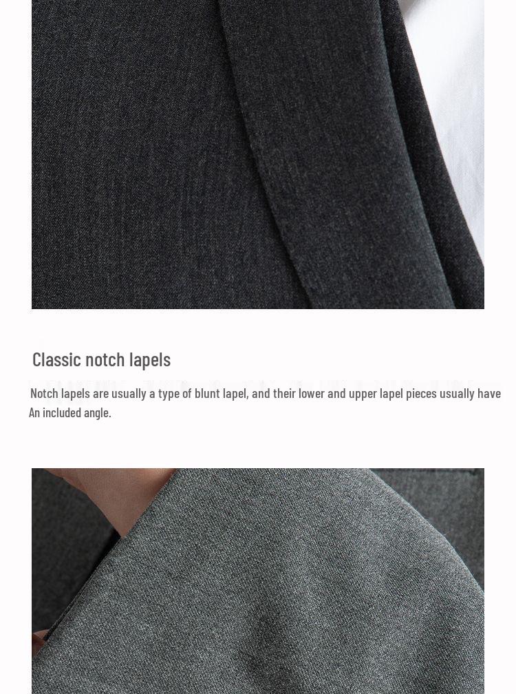 Men's Slim-Fit Business Casual Suit Set for Weddings and Interviews