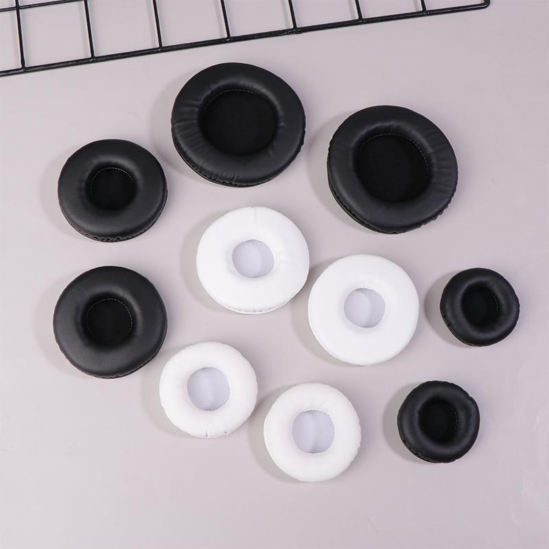 1 pereche de căști cu capac rotund din burete Tampoane de schimb pentru urechi Tampoane pentru urechi 50/60/70/80/90 mm Pernă pentru căști
