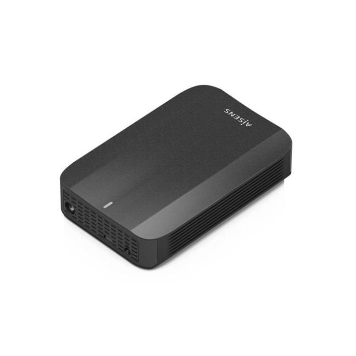 Caja Externa 3.5" AISENS ASE-3535B Aluminio Negro USB-C USB 3.1 GEN1 UASP LED