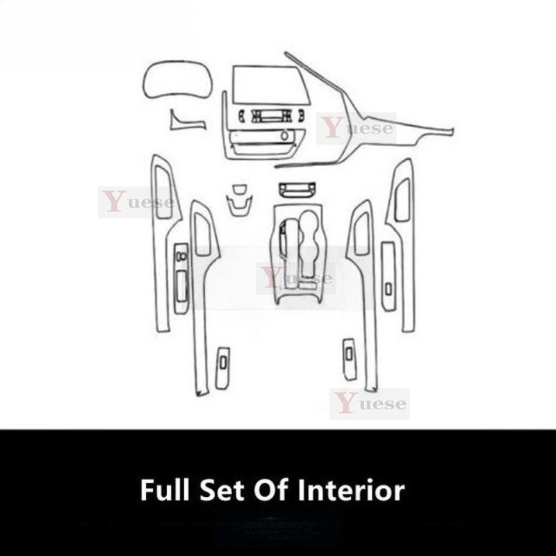 

For TOYOTA HIGHLANDER & KLUGER Car Interior Center Console Transparent TPU Protective Film Anti-scratch Film Sticker Right Hand Drive