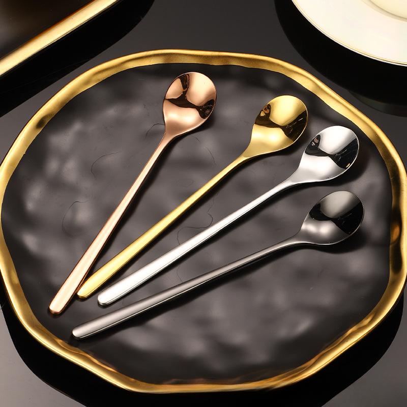 Stainless Steel Coffee Spoon Mixing Spoon Spoon Dessert Spoon Honey Extraction Spoon Bird's Nest Drip Spoon