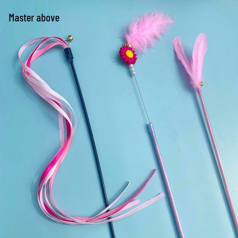 Lange Angel mit bunten Federn - Handgefertigt, langlebig und elastisches Spielzeug im Angelstil