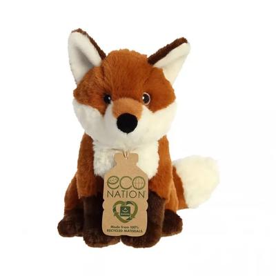 Jucărie moale Aurora - ECO Vulpe, 24 cm