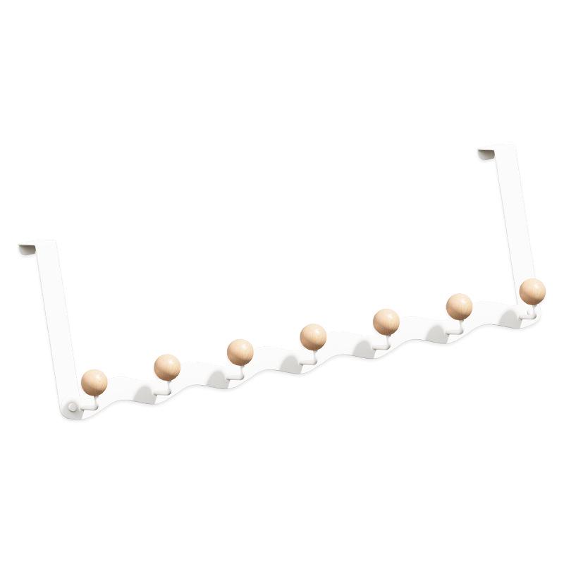 Wandmontierter, bohrfreier Mantel- und Kleiderständer: Starker Aufbewahrungshaken für Schlafzimmer & Badezimmer