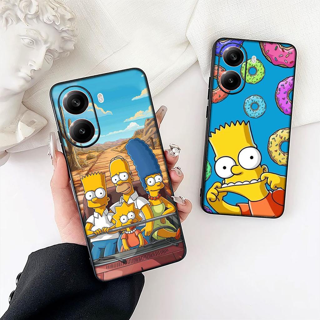 The Wallpaper S-Simpsons-Anime Phone Case for Samsung Galaxy Note 20 9 10 S8 S10 Lite S9 Plus A54 A53 A21S S10E A17 Soft Cover