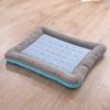 Breathable Summer Cooling Pet Mat for Cats & Dogs - Cotton Comfort for Medium & Small Breeds