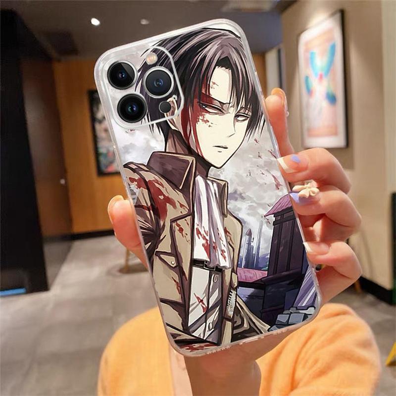 Phone Case For iphone 17ProMax Air 16 15 14 13 Pro Max 15 16 Pro 15Plus Anime Japanese attack on Titan