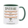 Harvey Makin RAF Spitfire Bedruckte 325ml Tasse