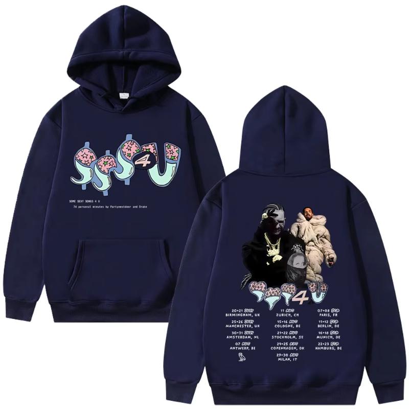 Rapper Drake Evropské turné s PARTYNEXTDOOR Mikina Některé sexy písně pro tebe SSS4U 2025 Mikina Topy Pánské Dámské Módní Streetwear