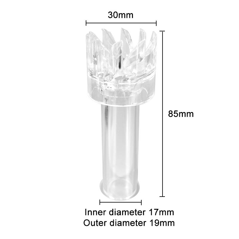 Aquarium Skimmer Acrylic Lily Pipe Spin Surface Inflow Aquarium Water Plant Filter Cleaning Fish Tank Accessories 16/18/20mm