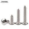 Zhuozan 304 Stainless Steel Round Pan Head Phillips Self-Tapping Wood Screws