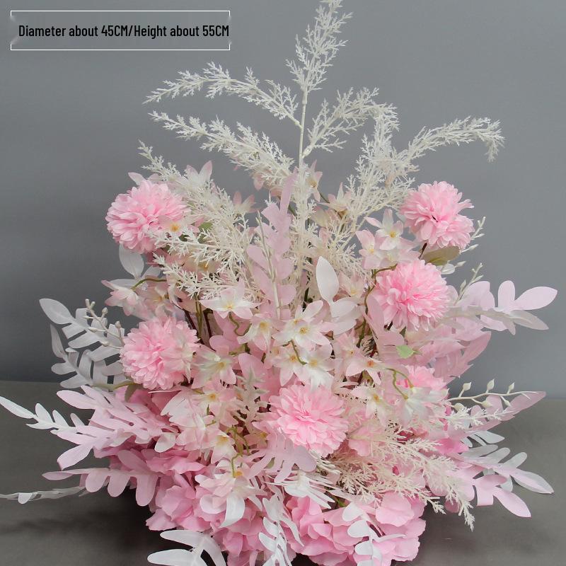 Artificial Wedding Aisle Flowers: Hotel Table Arrangements & Decorative Flower Balls for Stage and Welcome Area