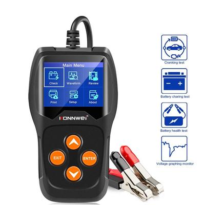 KONNWEI KW600 Tester autobaterií 12V 100 až 2000CCA 12V Bateriové nářadí pro auto Rychlostartování Diagnostika nabíjení