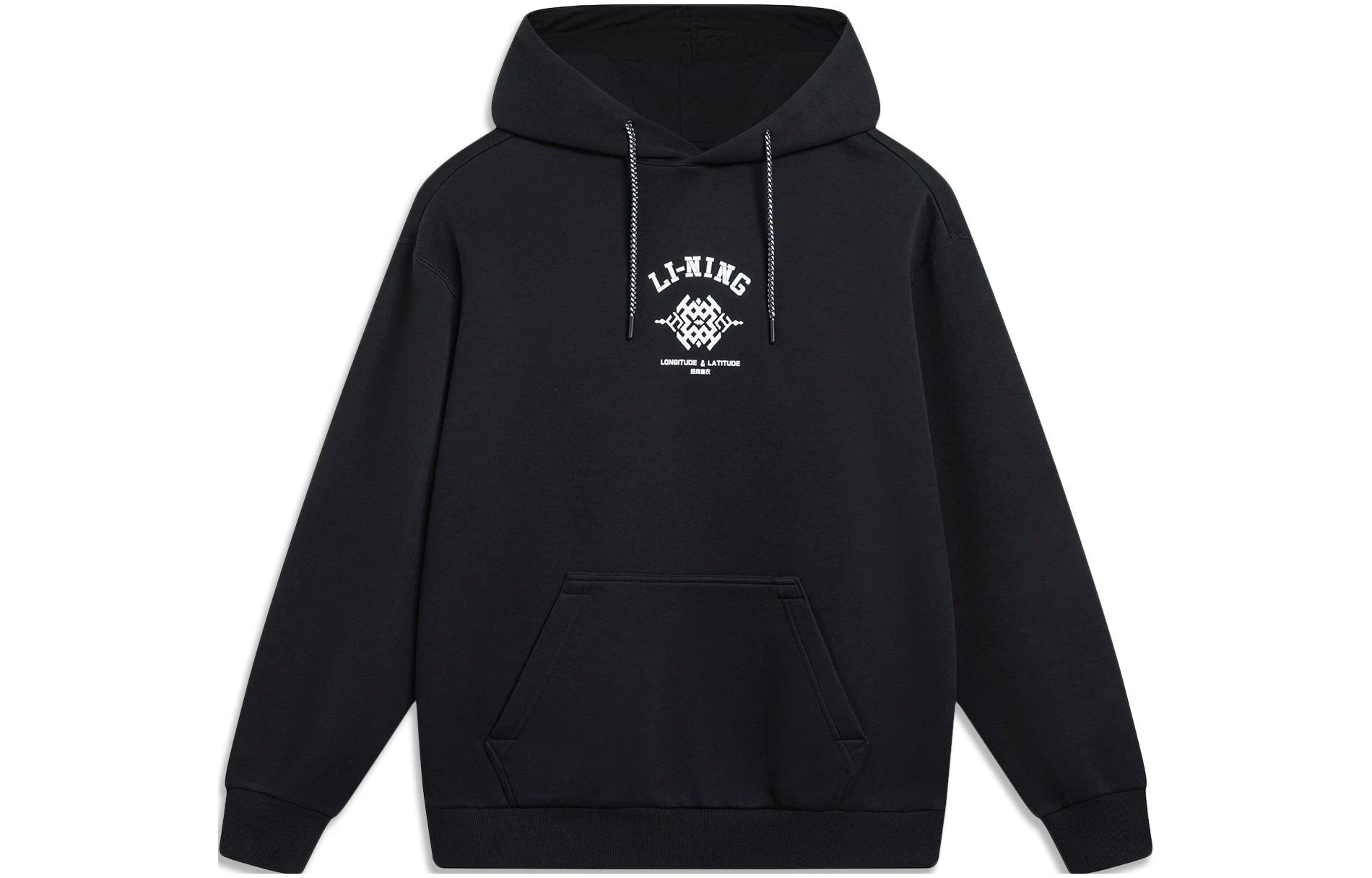 Свитшот Li Ning Sports Trendy Collection Мужской Черный AWDT377-2 L